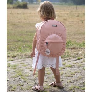 CHILDHOME skoletaske ABC lyserød og kobberfarvet
