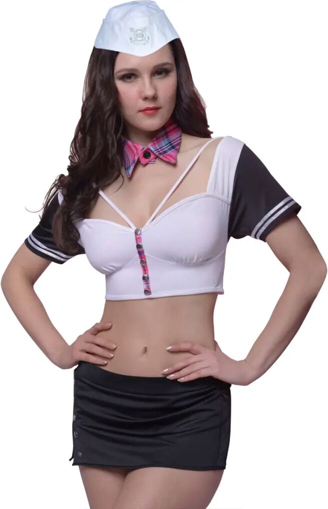 vidaXL 4 billeder Sexy Sailor Lingeri Set Str S / M