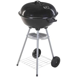 ProGarden kuglegrill m. hjul 46 cm sort