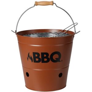 ProGarden grillspand BBQ 26 cm mørk orange