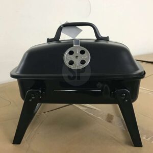 ProGarden transportabel grill sort