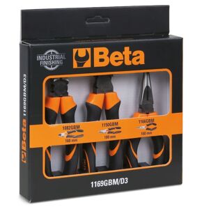Beta Tools tangsæt i 3 dele 1169GBM/D3 håndtag i bi-materiale