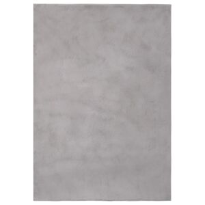 vidaXL gulvtæppe 180x270 cm kunstig kaninpels grå