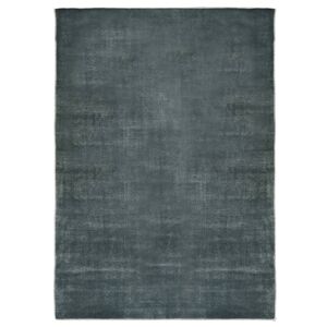 vidaXL gulvtæppe vaskbart og foldbart 120x170 cm polyester grå