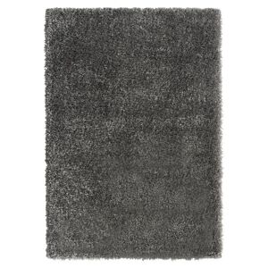 vidaXL shaggy gulvtæppe med høj luv 140x200 cm 50 mm antracitgrå