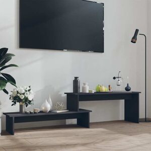 vidaXL tv-bord 180x30x43 cm konstrueret træ grå