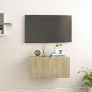 vidaXL væghængt tv-skab 60x30x30 cm sonoma-eg