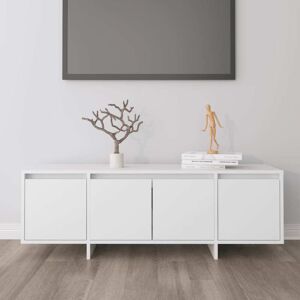 vidaXL tv-bord 120x30x40,5 cm spånplade hvid