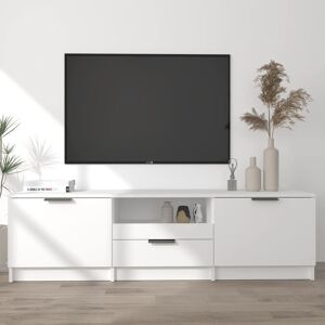 vidaXL tv-skab 140x35x40 cm konstrueret træ hvid