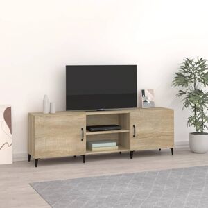 vidaXL tv-bord 150x30x50 cm konstrueret træ sonoma-eg