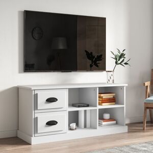 vidaXL tv-bord 102x35,5x47,5 cm konstrueret træ hvid