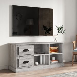 vidaXL tv-bord 102x35,5x47,5 cm konstrueret træ grå sonoma-eg
