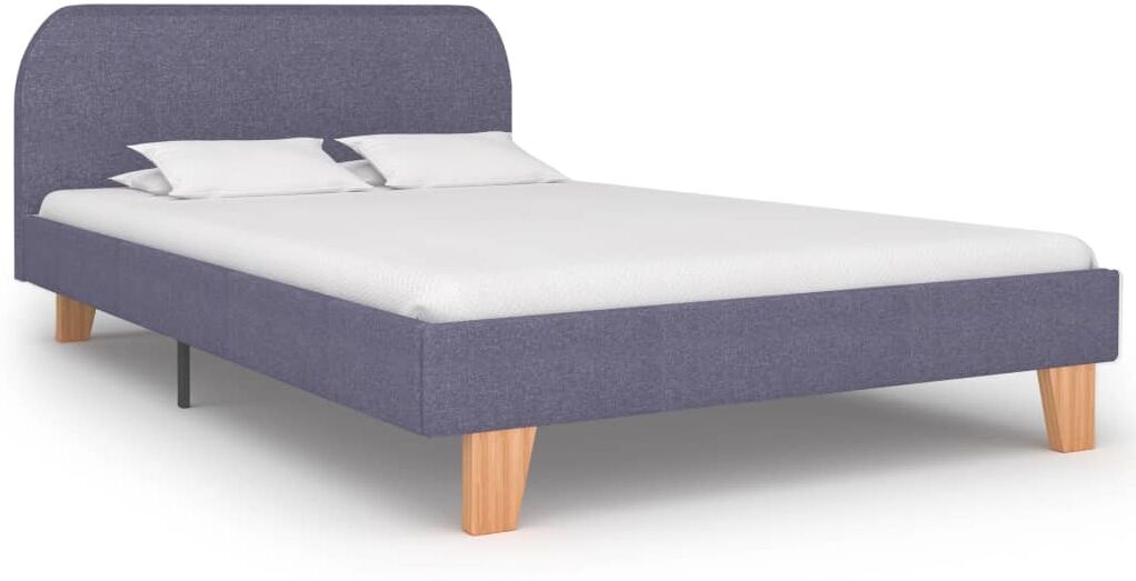 vidaXL sengestel 120 x 200 cm stof lysegrå vidaXL sengestel 120 x 200 cm stof lysegrå