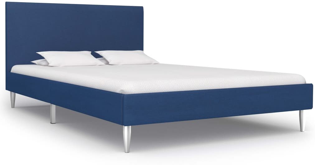 vidaXL sengestel 120 x 200 cm stof blå vidaXL sengestel 120 x 200 cm stof blå