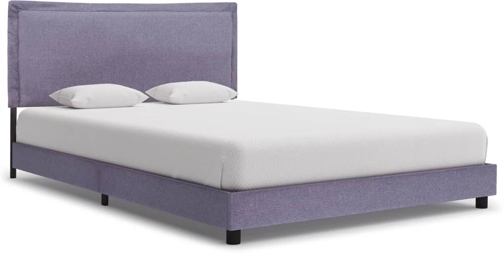 vidaXL sengestel 140 x 200 cm lysegrå stof vidaXL sengestel 140 x 200 cm lysegrå stof