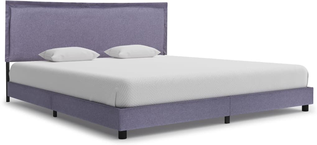 vidaXL sengestel 160 x 200 cm stof lysegrå vidaXL sengestel 160 x 200 cm stof lysegrå