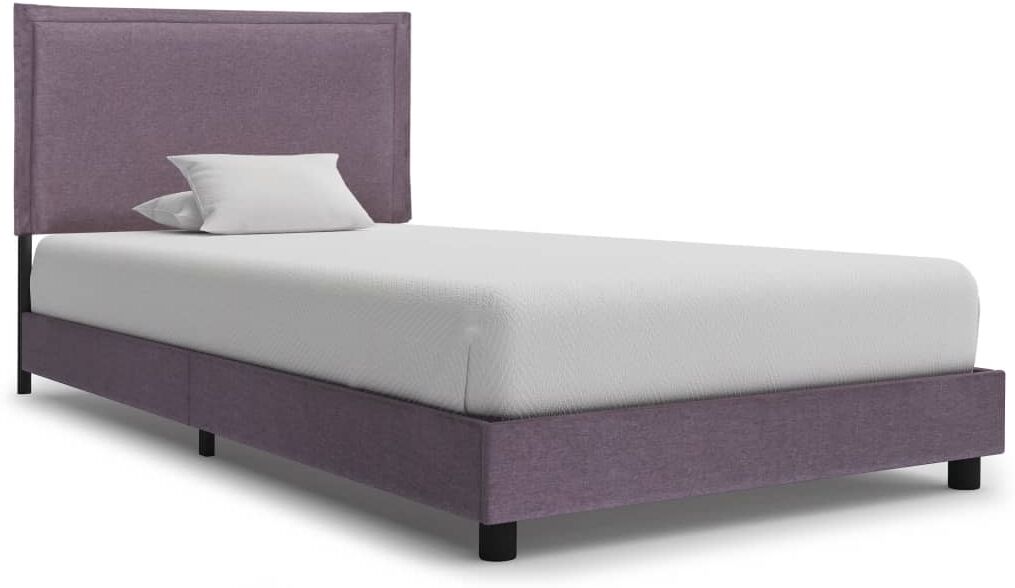 vidaXL sengestel 90 x 200 cm stof gråbrun vidaXL sengestel 90 x 200 cm stof gråbrun