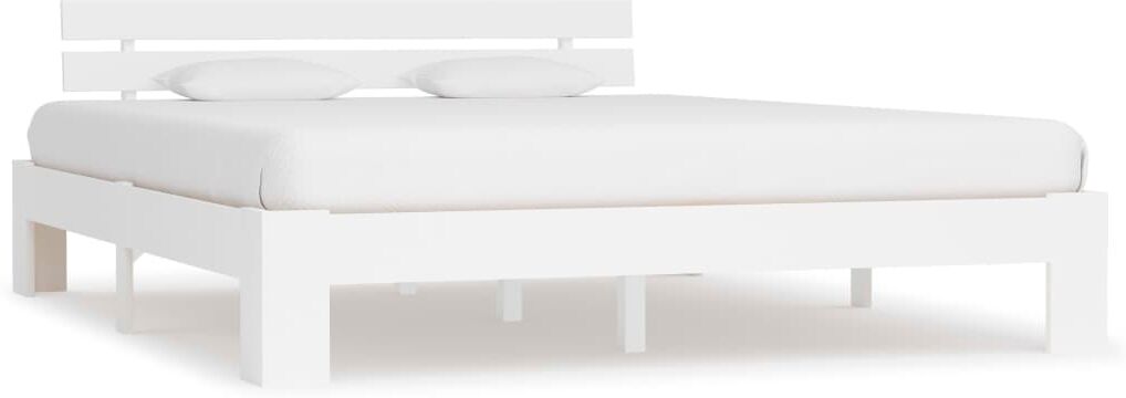 vidaXL sengestel massivt fyrretræ 180 x 200 cm hvid vidaXL sengestel massivt fyrretræ 180 x 200 cm hvid