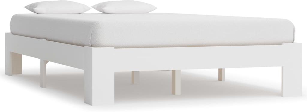 vidaXL sengestel massivt fyrretræ 140 x 200 cm hvid vidaXL sengestel massivt fyrretræ 140 x 200 cm hvid