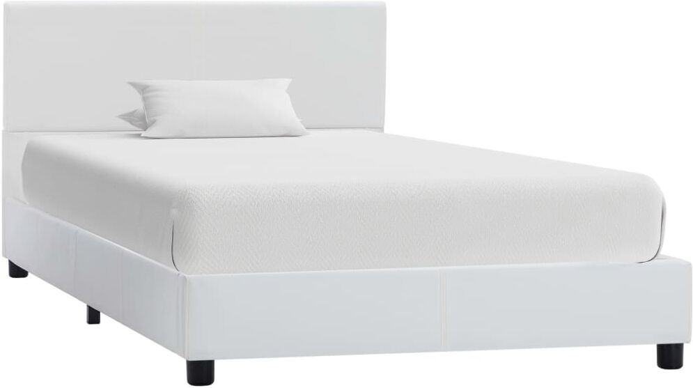vidaXL sengestel 90 x 200 cm kunstlæder hvid vidaXL sengestel 90 x 200 cm kunstlæder hvid
