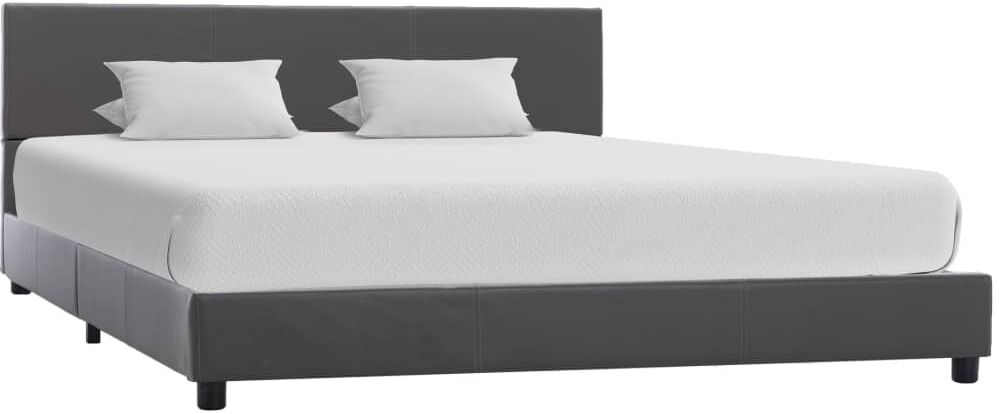 vidaXL sengestel 120 x 200 cm kunstlæder grå vidaXL sengestel 120 x 200 cm kunstlæder grå