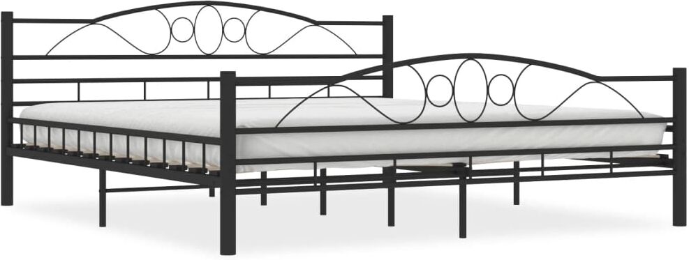 vidaXL sengestel 180 x 200 cm stål sort vidaXL sengestel 180 x 200 cm stål sort