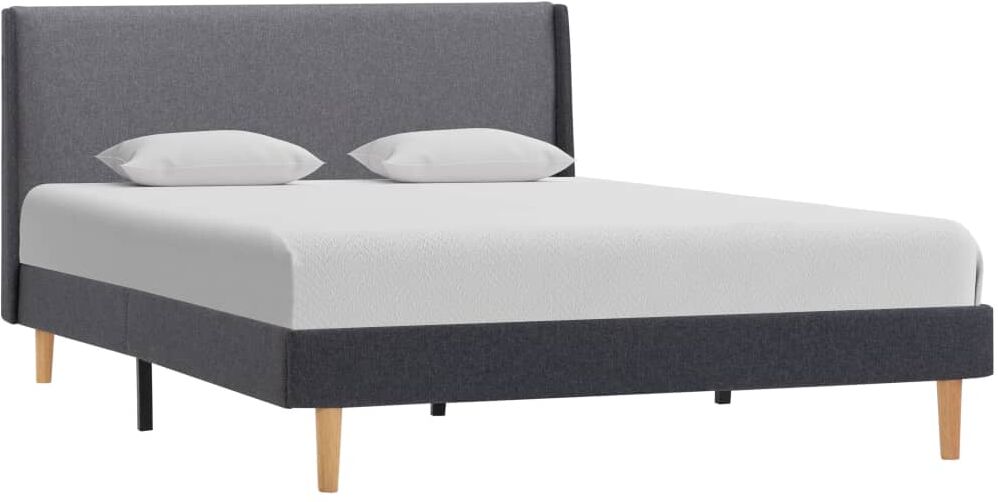 vidaXL sengestel 140 x 200 cm stof grå vidaXL sengestel 140 x 200 cm stof grå