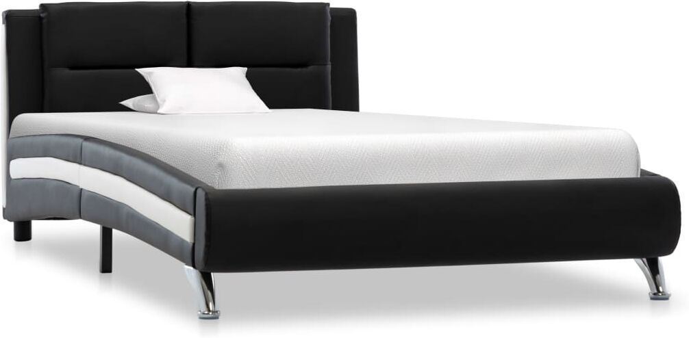 vidaXL sengestel 100x200 cm kunstlæder sort vidaXL sengestel 100x200 cm kunstlæder sort