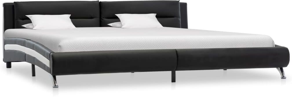vidaXL sengestel 140x200 cm kunstlæder sort vidaXL sengestel 140x200 cm kunstlæder sort