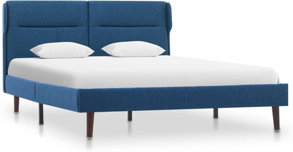vidaXL sengestel 120x200 cm stof blå vidaXL sengestel 120x200 cm stof blå