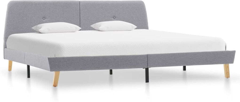 vidaXL sengestel 180x200 cm stof lysegrå vidaXL sengestel 180x200 cm stof lysegrå