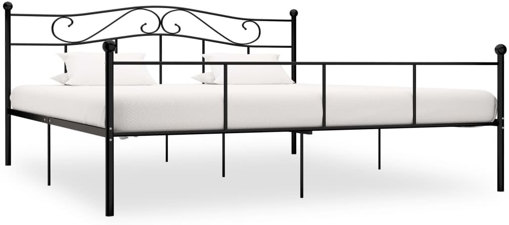 vidaXL sengestel 180x200 cm metal sort vidaXL sengestel 180x200 cm metal sort