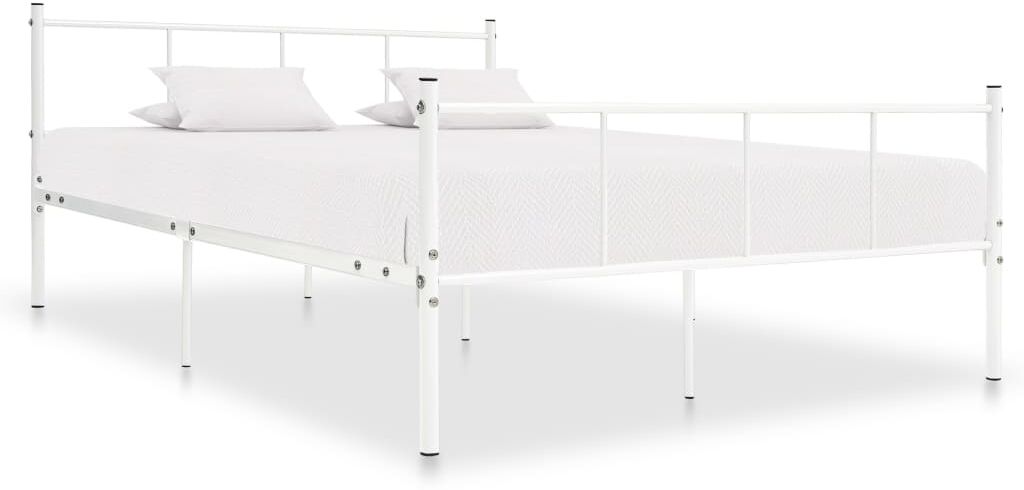 vidaXL sengestel 160x200 cm metal hvid vidaXL sengestel 160x200 cm metal hvid