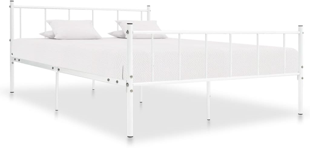 vidaXL sengestel 180x200 cm metal hvid vidaXL sengestel 180x200 cm metal hvid