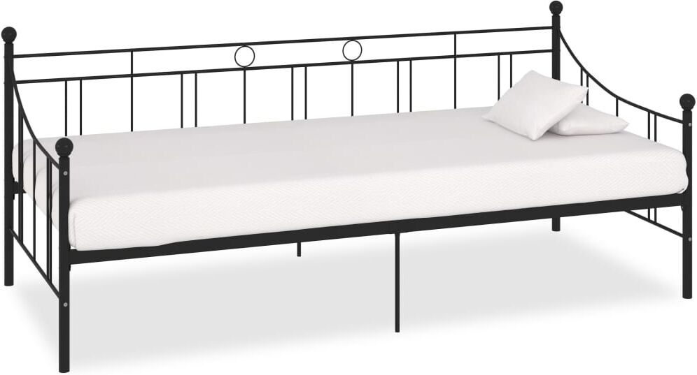 vidaXL stel til daybed 90x200 cm metal sort vidaXL stel til daybed 90x200 cm metal sort