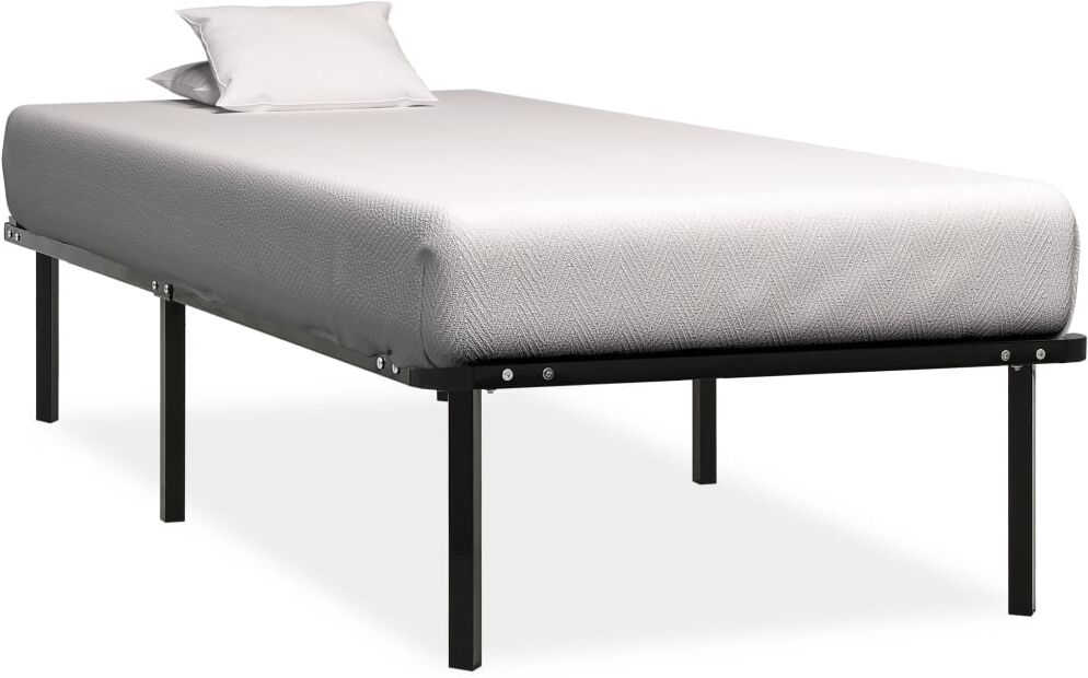 vidaXL sengestel 100x200 cm metal sort vidaXL sengestel 100x200 cm metal sort