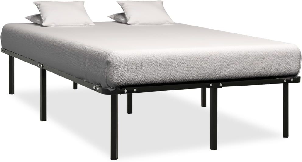 vidaXL sengestel 120x200 cm metal sort vidaXL sengestel 120x200 cm metal sort