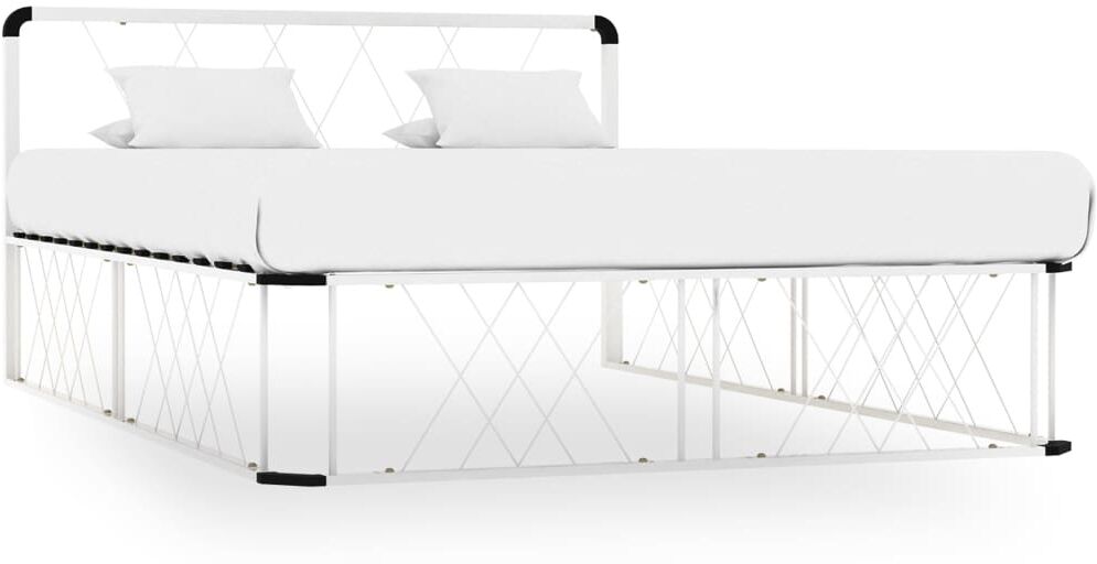 vidaXL sengestel 140 x 200 cm metal hvid vidaXL sengestel 140 x 200 cm metal hvid