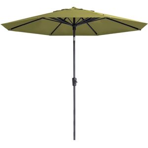 Madison parasol Paros II Luxe 300 cm salviegrøn