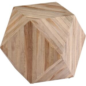 vidaXL sidebord i genanvendt teak 40 x 40 x 40 cm