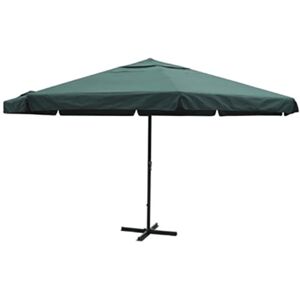 vidaXL parasol 500 cm aluminium grøn