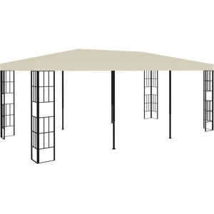 vidaXL pavillon 3x6 m cremefarvet