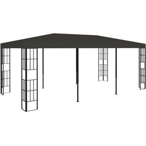 vidaXL pavillon 3x6 m antracitgrå