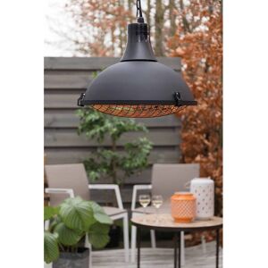 Sunred hængende varmeapparat Indus II 2100W halogen sort