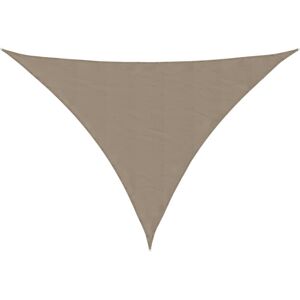 vidaXL 135458  Sunshade Sail Oxford Fabric Triangular 5x5x6 m Taupe