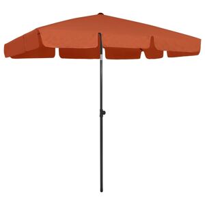 vidaXL strandparasol 200x125 cm terrakotta