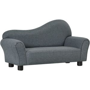 vidaXL sofa til børn stof grå