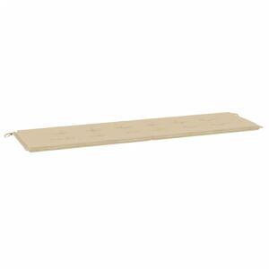 vidaXL hynde til havebænk 180x50x3 cm oxfordstof beige