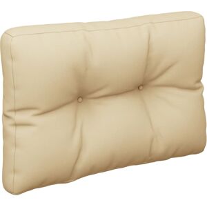 vidaXL pallehynde 60x40x10 cm stof beige