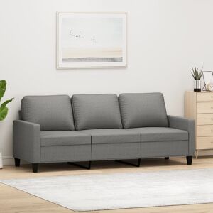 vidaXL 3-personers sofa 180 cm stof mørkegrå